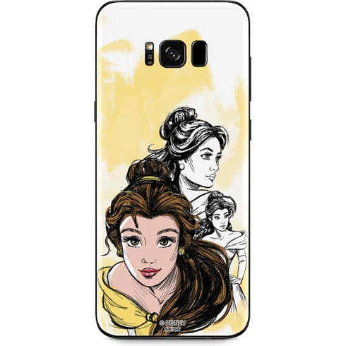 Disney Princess Belle Sketch Galaxy S8 Plus Skin